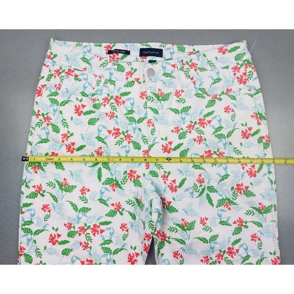 CHARTER CLUB BRISTOL CAPRI PANTS Tummy Slimming Size 14 - Picture 4 of 16